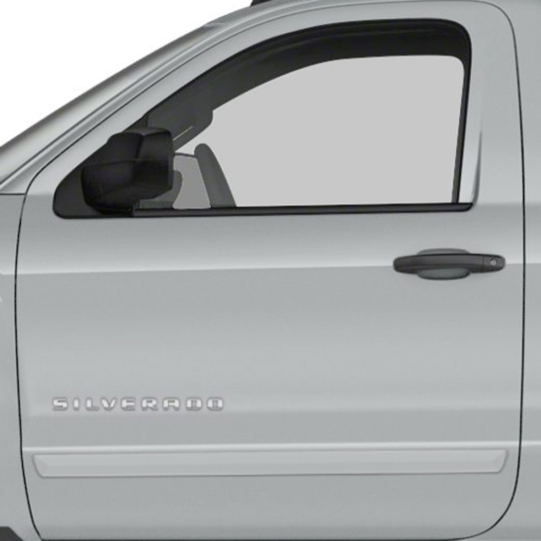 Painted Body Side Molding GMC Sierra Regular Cab Painted